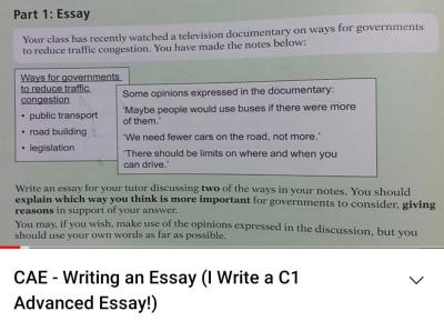 Essay Writing C1