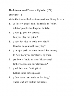 ED + Phonetic transcription